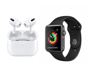 Smartwatch negro+ Airpods