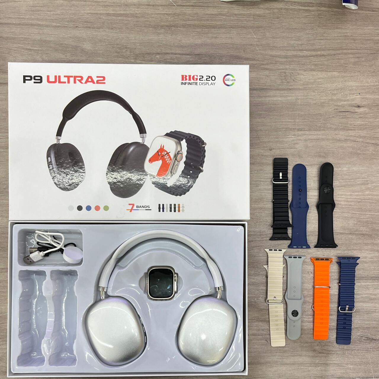 Set Auriculares P9 Smartwatch
